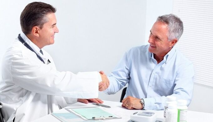 doctor's examination for prostatitis